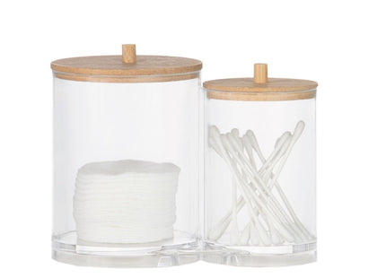 Botes De Baño Organizadores Acrílicos Ø15x12cm Ba72112 Andrea House