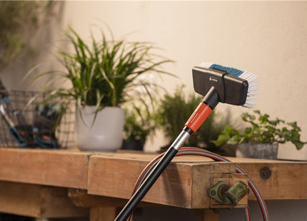 Cepillo De Lavado Gardena Cleansystem Set De Lavado Duro Con Mango M Gris/Turquesa, Anchura Útil 27 Cm 18828-20