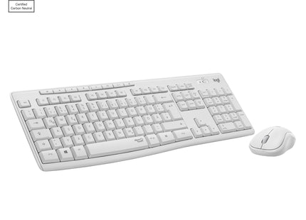 EAN 5099206092594 - Logitech 920-009824 teclado Ratón incluido Oficina RF inalámbrico QWERTY Inglés Blanco imagen 1