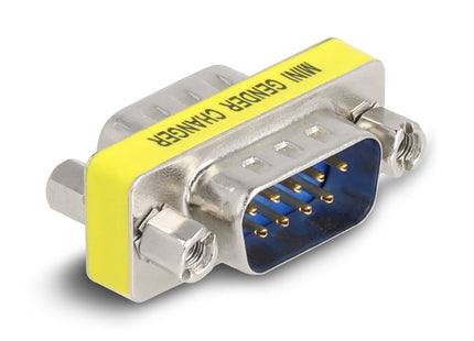 Delock 66464 Adaptador Macho A Macho D-Sub De 9 Pines (Tuercas) 2 Piezas