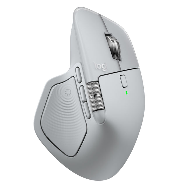 Logitech Ratón 910-007563 / Mx Mamer 4 Claro Gris