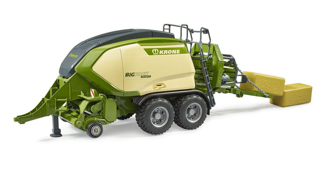 Bruder Krone Big Pack 1290hdp Vc, Verde, Con 2 Pacas Cuadradas 2033