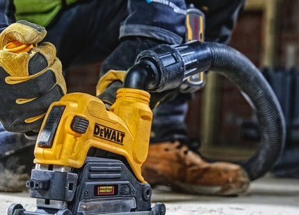 Funda Protectora Para Amoladora Angular Dewalt 125mm Amarilla/Negra, Para Extracción De Polvo Dwe46225-Xj