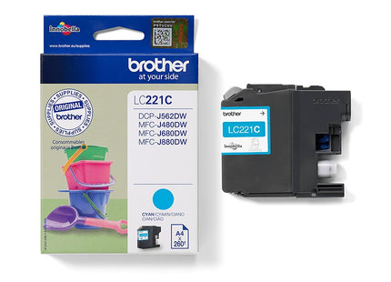 EAN 4977766747325 - Brother LC221C cartucho de tinta 1 pieza(s) Original Cian imagen 4