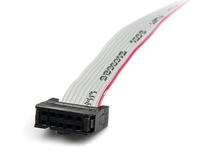 Startech Bracket Serie Db9 Rs232 A Idc 10 Pines Placa Base Perfil Bajo 0.4m Plate9m16lp