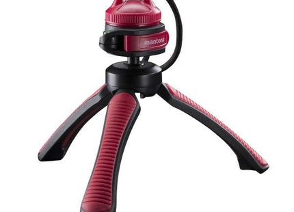 Mantona 21408 Tripode Smartphone/Cámara Digital 3 Pata(S) Negro, Rojo