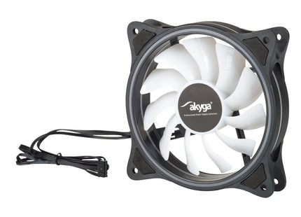 Ventilador Akyga Aw-12d-Rgb 120 Mm 15 Led Rgb 6 Pines
