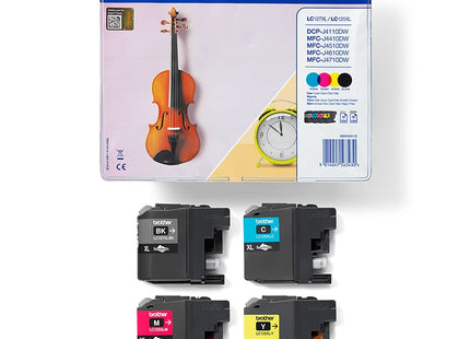 EAN 5014047563430 - Brother LC127XLVALBP cartucho de tinta 4 pieza(s) Original Negro, Cian, Magenta, Amarillo imagen 4