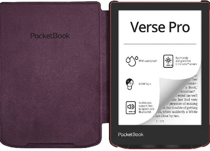 Pocketbook Shell Funda Para Libro Electrónico 15,2 Cm (6") Folio Negro, Blanco