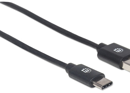 Manhattan Cable Usb C Usb 2.0, A Macho/ C Macho, 480 Mbps, 3 M, Negro