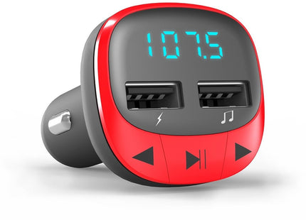 Energy Sistem Car Transmitter Fm Red (Microsd,Mp3)