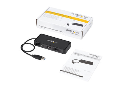Startech.Com Mini Dock Usb A Displayport Doble Con Lan Gbe - 4k Doble De 60hz
