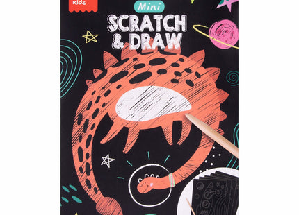 Apli Mini Láminas Rasca Y Dibuja Set Scratch&Draw Caja Expositora De 12 Surtidos +4 Años