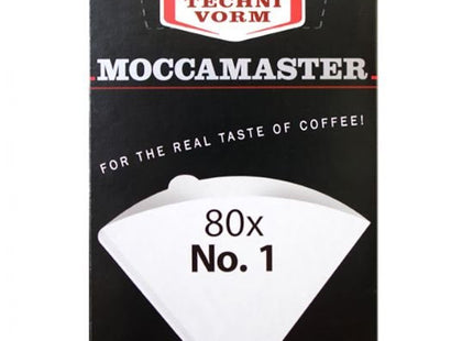 Filtros De Papel Moccamaster No. 1, 80 Uds.