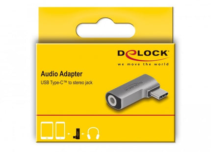 Delock Adaptador Usb Tipo-C Macho A 3,5 Mm 4 Pin Audio Hembra