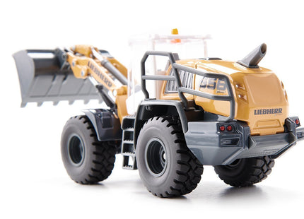 Cargadora De Ruedas Siku Super Liebherr L 566, Modelo De Vehículo Amarillo/Gris 4006874035618