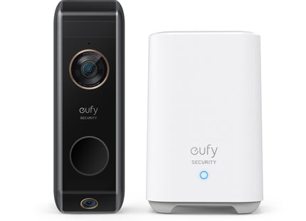 Timbre Con Video Anker Eufy 2k Con Homebase - Alimentación Por Batería, Negro