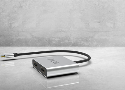 Inca Adaptador Itpc-4 Typ C > 2xhdmi 4k30hz,1xusb-A,1xusb-C