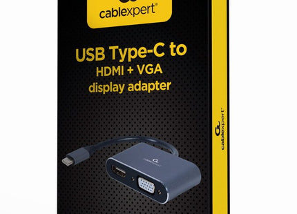 EAN 8716309121347 - Cablexpert A-USB3C-HDMIVGA-01 Adaptador gráfico USB Gris imagen 3