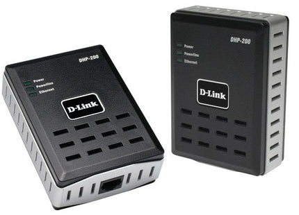 Dlink Dhp-201 Bundle With 2 Dhp-200 Powerline 85m Ethernet Adapter Kit - Bundle Kit Includes - Two (2) Dhp-200 Powerline 85m Et