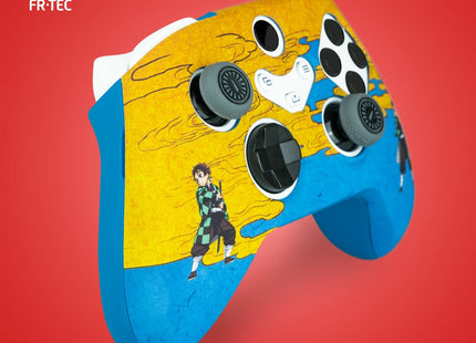 Fr-Tec Demon Slayer Kimetsu No Yaiba Tanjiro Kamado Pack Para Mando Xbox De Carcasa Rigida + Grips