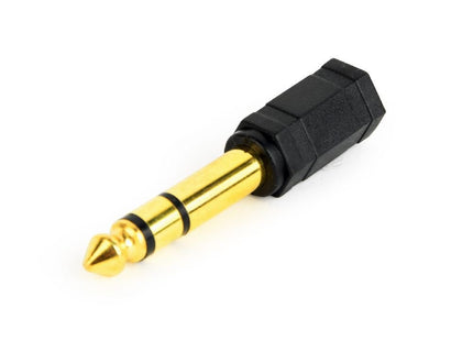 Gembird A-6.35m-3.5f Adaptador De Audio Jack 6,35 Mm A 3,5 Mm, Negro
