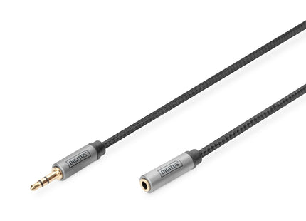 EAN 4016032481287 - Digitus DB-510210-010-S cable de audio 1 m 3,5mm Negro imagen 1