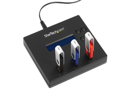 Startech.Com Dock Clonador Copiador Duplicador Borrador Memorias Pendrive Flash Usb 2.0 - 1 A 2 - 2 Puertos De Copia,2 Años