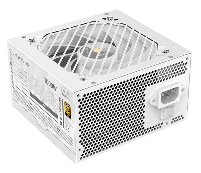 Fuente De Alimentación  Mars Gaming Mpb1000siw1000 W 24-Pin Atx Atx Blanco