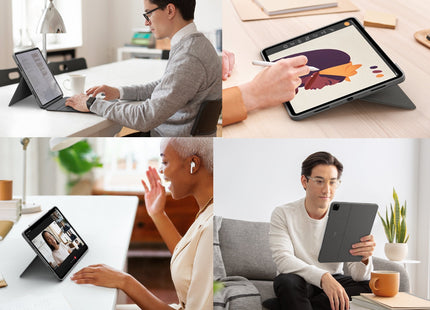 Logitech Combo Touch For Ipad Pro 12.9-Inch (5th Generation) Gris Smart Connector Qwerty Inglés Internacional