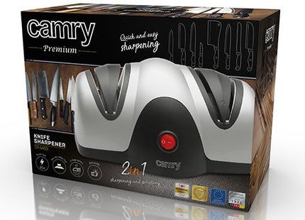 EAN 5908256837607 - Camry Premium CR 4469 afilador de cuchillo Afilador de cuchillos eléctrico Negro, Gris imagen 3