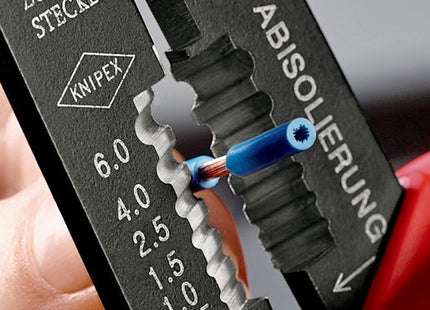 Alicates Para Engarzar Knipex 97 21 215 B Pelar, Engarzar 0,75 - 6 Mm² 9721215b