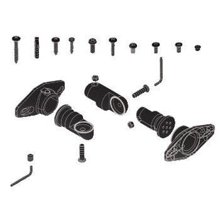 Hama Soporte Altavoces De Pared Negro Pack De 2 Unidades