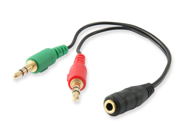 Equip Cable Audio Estereo Mini Jack 3.5mm Hembra A 2 Jack 3.5mm Macho 147942