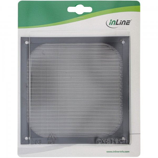 Filtro De Aluminio Inline Fan Grill 140x140mm Negro