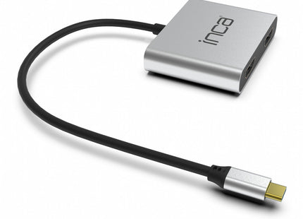 Inca Adaptador Itpc-4 Typ C > 2xhdmi 4k30hz,1xusb-A,1xusb-C