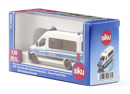 Vehículo Siku Super Mercedes-Benz Sprinter Policía Federal, 2305