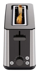 Tostadora Braun Ht1610bk 1 Ranura Larga Acero Inoxidable/Negro