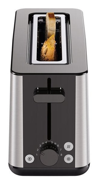 Tostadora Braun Ht1610bk 1 Ranura Larga Acero Inoxidable/Negro