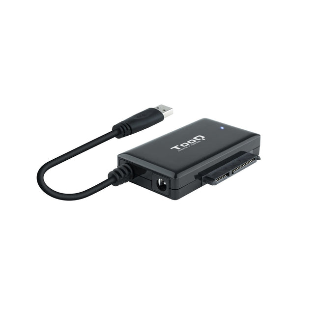 Tooq Adaptador Usb 3.0 Usb-A A Sata Para Discos Duros De 2.5? Y 3.5? Con Alimentador - Negro