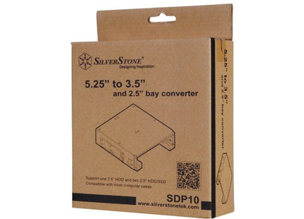 Silverstone Sdp10 Conversor 2 Discos 2.5" A 3.5"