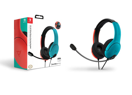 Pdp Lvl40 Auriculares Diadema Negro, Azul, Rojo [De-Version] Nintendo Switch