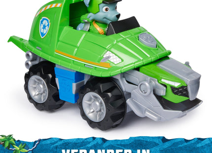 Spin Master Paw Patrol Jungle Pups - Vehículo De Tortuga Mordedora Con Vehículo De Juguete Con Figura Rocosa 6067763