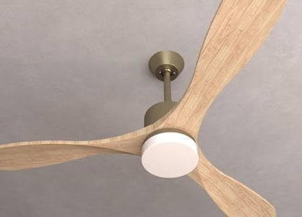 Ventilador De Techo Cecotec Energysilence Aero 5290 Golden Pro 35w 3 Aspas 132cm 5 Velocidades