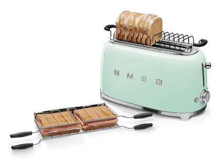 EAN 8017709190910 - Smeg TSF02PGEU tostadora 6 4 rebanada(s) 1500 W Verde imagen 4