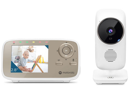 EAN 5055374710135 - Motorola VM483 video-monitor para bebés 300 m FHSS Oro, Blanco imagen 1