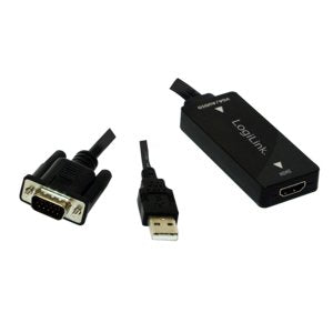 Logilink Cv0060 Convertidor Vga Con Audio A Hdmi Cumple Con Alta Velocidad