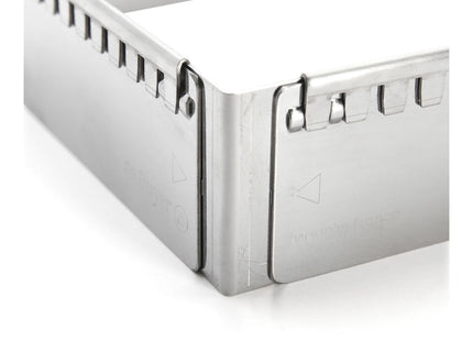 De Buyer Patisserie Frame Acero Ajustable 30-57 Cm Cuadrado