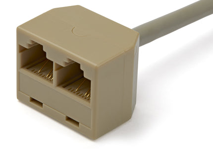 Startech.Com Adaptador Divisor Splitter Rj45 2 A 1 - Hembra A Macho - Divisor Splitter Para Cable De Red Ethernet Rj45 Garantia Lifetime