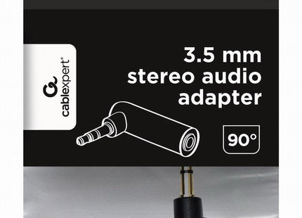 EAN 8716309099950 - Gembird A-3.5M-3.5FL cambiador de género para cable 3.5mm Negro imagen 3